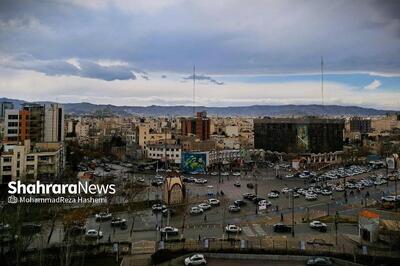  پیش‌بینی هواشناسی خراسان رضوی امروز (یکشنبه، ۳ اسفند ۱۴۰۴) | تداوم هوای ناسالم تا دوشنبه و ورود سامانه بارشی پراکنده از چهارشنبه