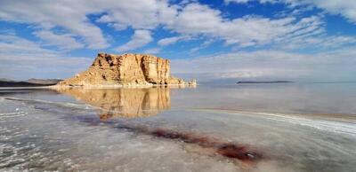  جدیدترین تصاویر اختصاصی SNNTV از دریاچه ارومیه/بارش برف و باران کمک کننده بود + عکس و فیلم