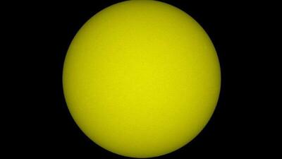  تمام لکه‌های خورشیدی روی خورشید ناپدید شده‌اند