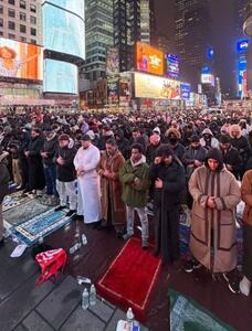  نماز جماعت شب‌سوم ماه مبارک رمضان در نیویورک
