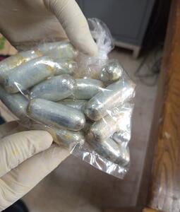  ۷۷ بسته کوکائین از معده متهم خارج شد