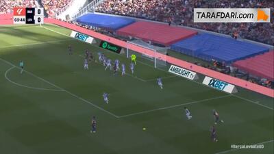  گل مارک برنال به لوانته (بارسلونا 1-0 لوانته)
