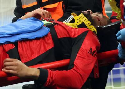  ستاره میلان از زمین یکراست راهی بیمارستان شد!