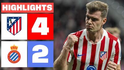  خلاصه بازی اتلتیکومادرید 4 - اسپانیول 2