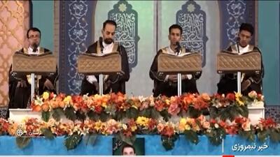  مراسم جمع خوانی قرآن کریم در ماه مبارک رمضان + فیلم