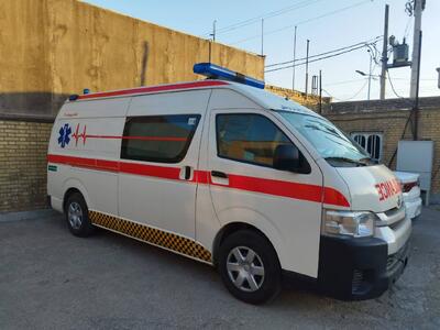  افزودن آمبولانس جدید به بیمارستان امام علی (ع) اندیمشک 