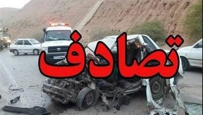  برخورد مرگبار اتوبوس با تریلی در یزد/ ۱۴ مصدوم و ۳ فوتی