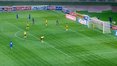  گل اول استقلال خوزستان به سپاهان توسط جلالی وند