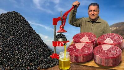  تهیه روغن زیتون فوق بکر به روش سنتی و فراموش شده