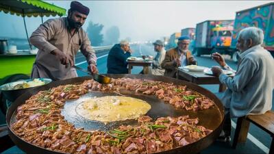  طرز تهیه کلجی ماسالا به سبک غذای خیابانی پاکستان