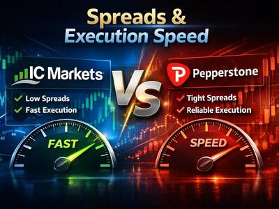  مقایسه IC Markets و Pepperstone | اسپرد و سرعت اجرا