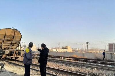  حادثه ریلی در ورودی ایستگاه پیشوا