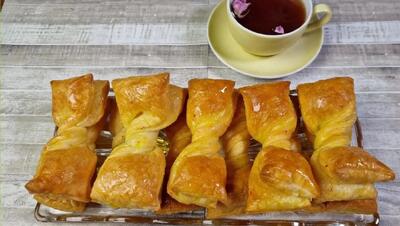  طرز تهیه شیرینی پاپیونی در ۳۰ دقیقه ! بدون نیاز به درست کردن خمیر هزارلا