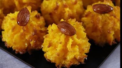  شیرینی ماه رمضان رز نارگیلی / آموزش کارگاهی شیرینی رز