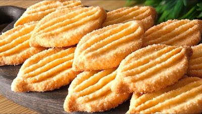  کوکی های خوشمزه با ۲۰۰ گرم آرد و ۱ عدد تخم مرغ / خوشمزه ترین شیرینی۱۰ دقیقه ای دنیا!