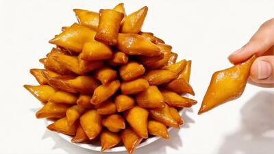  طرز تهیه گوشفیل به روش بازاری/ترد و خوشمزه /شیرینی ماه رمضان
