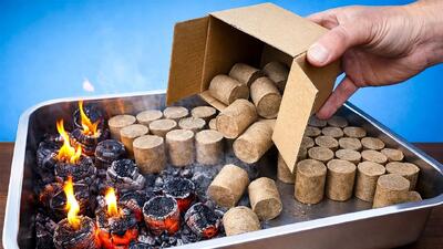  آموزش سوخت بخاری جیبی با مقوا | گرمایشی قدرتمند برای زمستان و شرایط اضطراری