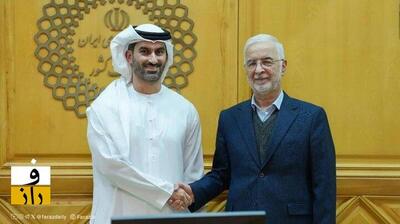  دیدار اسکندر مومنی با سفیر امارات در تهران