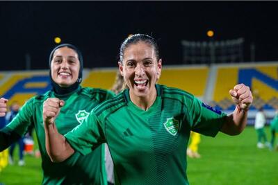  زنان النصر بالاخره شکست خوردند