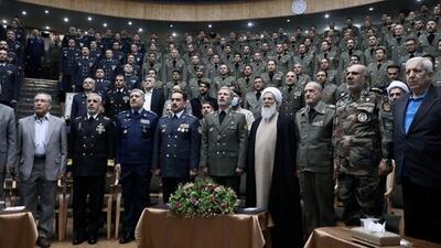  مراسم دانش‌آموختگی دانشجویان مدیریت دفاعی دانشگاه فرماندهی و ستاد ارتش