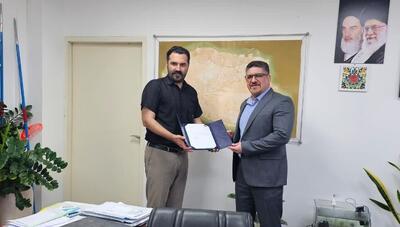  سکان هیات کشتی منطقه آزاد کیش در دستان فرود رجب پور