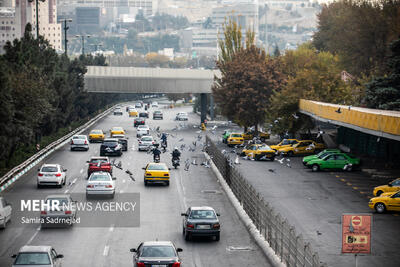  هوای تهران در وضعیت نارنجی و آلوده است