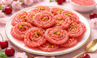  طرز تهیه زولبیا آلبالویی؛ متفاوت و خوشرنگ برای رمضان