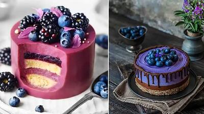  دیزاین شیک دسر با بلوبری؛ 15 پیشنهاد جذاب برای دسرهای مجلسی