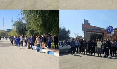  وعده‌های توخالی تبدیل وضعیت؛ کارگران سیمان خوزستان را به خیابان کشاند | کاهش عجیب حقوق پس از رسمی‌شدن!