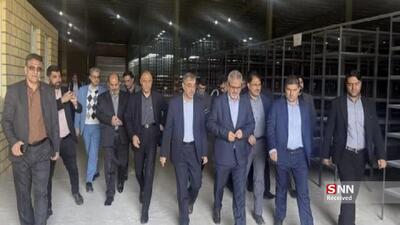 بازدید رئیس کل دادگستری استان تهران از مخزن بایگانی راکد