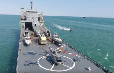  خوش‌آمدگویی فرمانده نیروی دریایی سپاه به ناوگروه شهید مهدوی