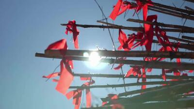  یک «قلب سوزان» غول‌پیکر در جشن ماسلنیتسا در روسیه