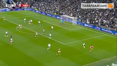  خلاصه بازی تاتنهام 1-4 آرسنال (لیگ برتر انگلیس - 26-2025)
