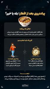 پیاده‌روی بعد از افطار؛ بله یا خیر؟