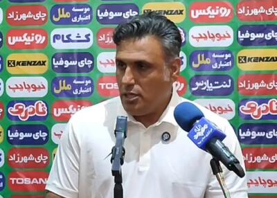  ‏خلیفه اصل: در نیمه اول باید کار را تمام می‌کردیم