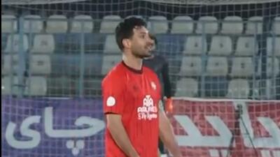  صحنه جنجالی بازی ملوان - تراکتور