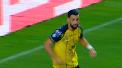  گل اول سپاهان به استقلال خوزستان توسط رضاوند