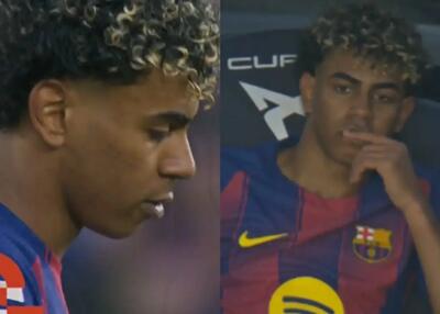  پیغام فلیک به یامال عصبانی! (عکس)