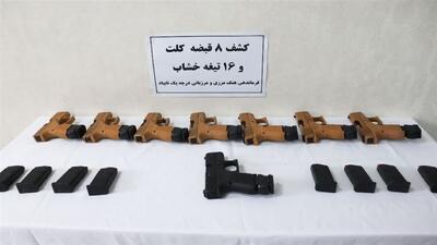  کشف محموله سلاح و مهمات جنگی در هنگ مرزی تایباد