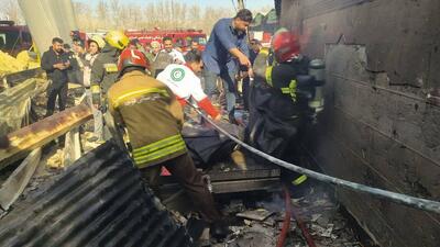  اولین تصاویر از سقوط بالگرد در دُرچه اصفهان + عکس