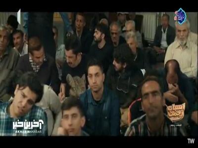  عباس جمشیدی فر وسط صحبتای روحانی مسجد به فکر غذای نذریه