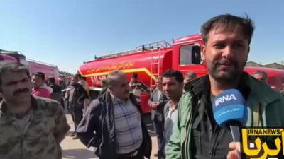  روایت شاهدان عینی از لحظه سقوط هلیکوپتر ارتش در اصفهان