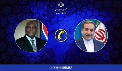  گفت‌وگوی تلفنی عراقچی با وزیر خارجه گامبیا