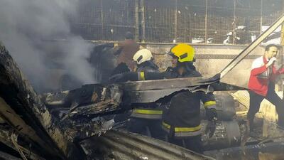  ویدیویی از لحظات اولیه سقوط بالگرد ارتش