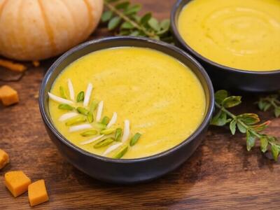  طرز تهیه فرنی کدو حلوایی خوشمزه و لطیف