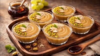  دسر مقوی و سنتی با شیره انگور برای افطار