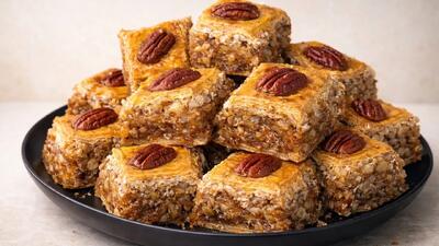  دستور پخت باقلوا با گردو و عسل مناسب چای عصرانه