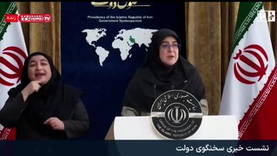  ببینید/ واکنش سخنگوی دولت به سوزاندن پرچم در دانشگاه‌ها