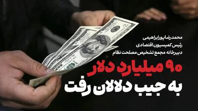  ۹۰ میلیارد دلار ارز ترجیحی به جیب دلالان رفت