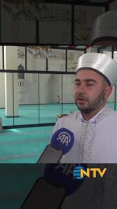  لحظه ریزش سقف مسجد روی نمازگزاران